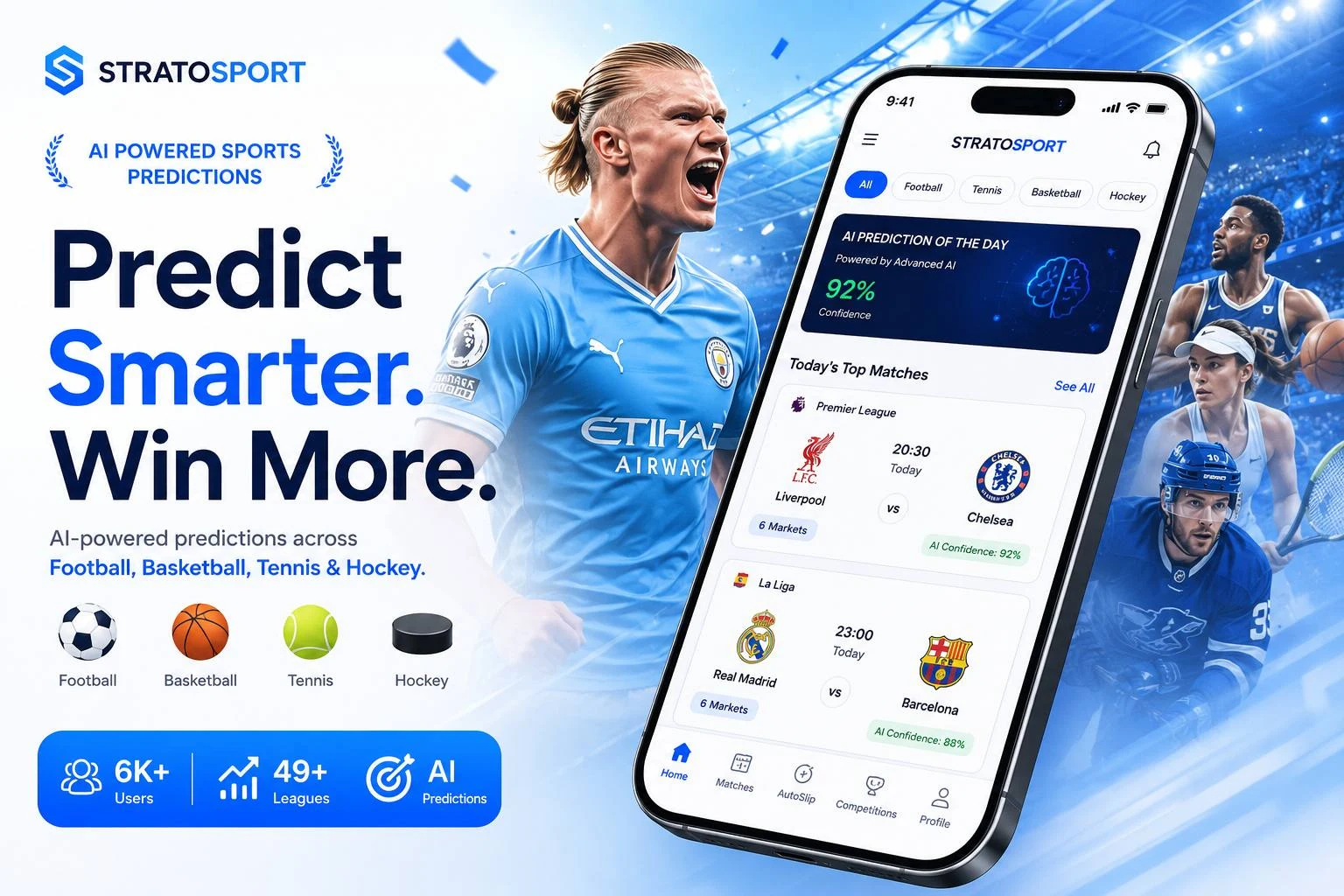 AI Football Tips: StratoSport screenshot