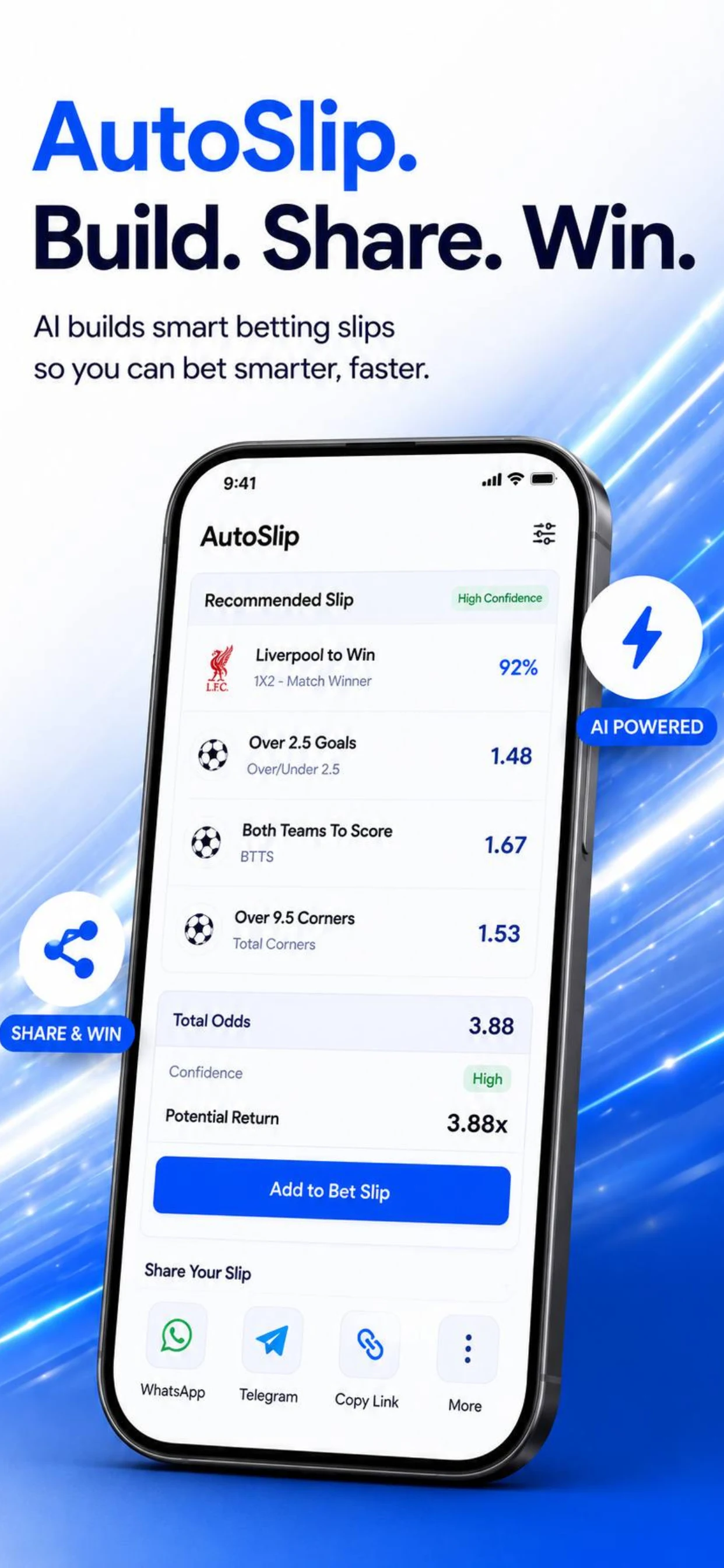 AI Football Tips: StratoSport screenshot
